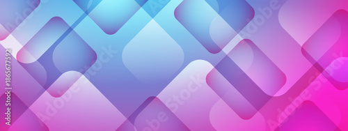 Abstract gradient shapes in pink and blue suitable for tech backgrounds, modern designs, web templates, and social media graphics