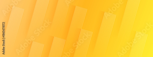 Abstract yellow backdrop with white striped rectangles suitable for presentations, digital designs, backgrounds, and modern artistic projects. Bright and dynamic