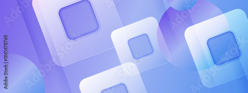 Lavender abstract wallpaper featuring squares and circles shapes. Ideal for backgrounds, social media posts, or graphic design projects