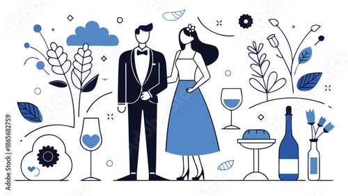 A sketchbook titled Save the Date featuring a decorative cover design, ideal for planning events or special occasions..eps