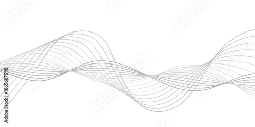 An abstract blue wave background vector features flowing lines and digital curves in a creative motion pattern for a modern business wallpaper design
