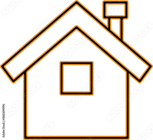 House icon simple home symbol design