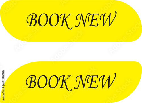 Yellow  and  black book now buttons with online tags and icons