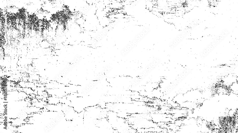 Obraz premium Black and white textured grunge overlay with distressed abstract patterns