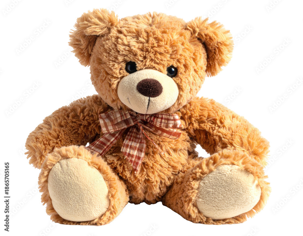 Obraz premium Soft toy teddy isolated.