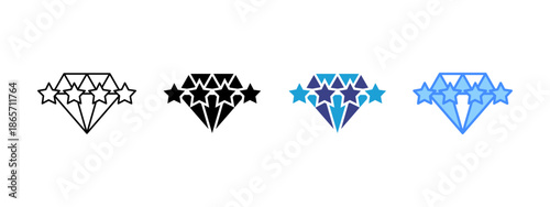 Values  icon set multiple style collection