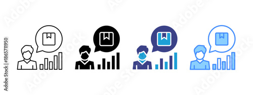 Demand  icon set multiple style collection