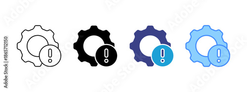 Important icon set multiple style collection