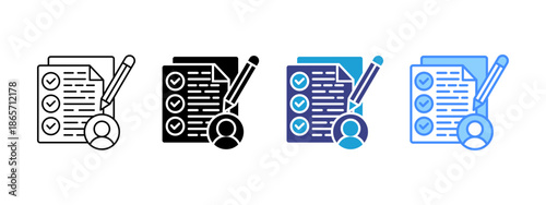 Test  icon set multiple style collection