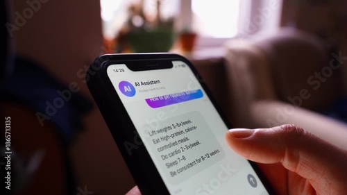 Wallpaper Mural Man asks artificial intelligence for advice on training, mobile app Torontodigital.ca