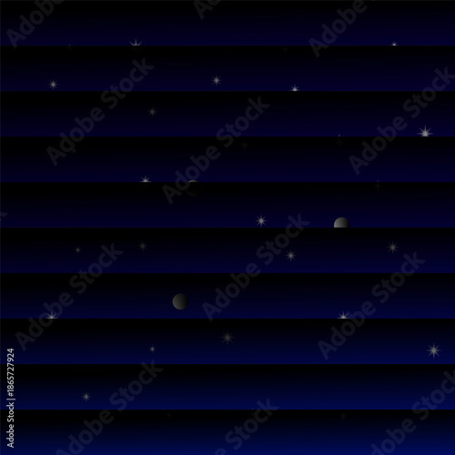 Breathtaking Milky Way Galaxy over Starry Night Sky Background