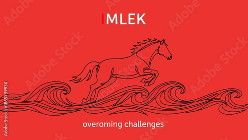 Horse overcoming challenges