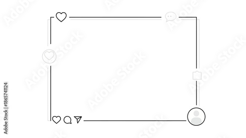 vector frame for any text with paper clip