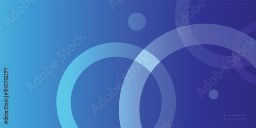 Abstract blue vector background with simple geometric shapes, vector illustration