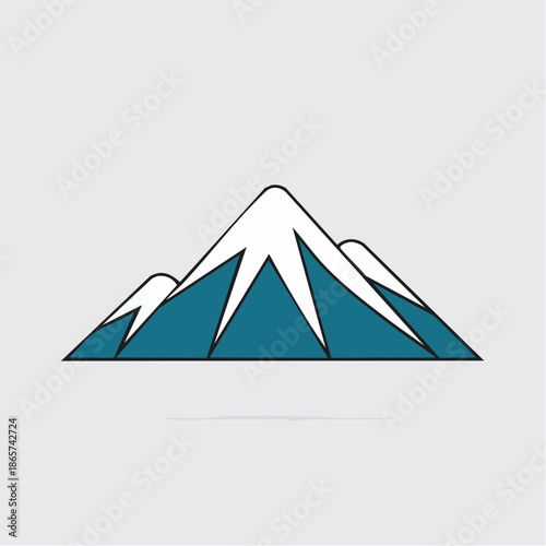 vector illustration of mountain