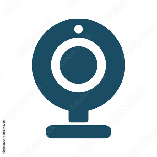 Web cam icon svg cut file. Isolated vector illustration.