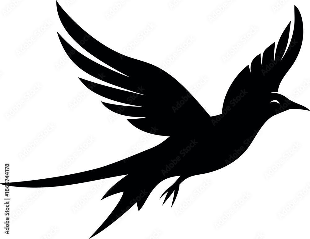 Obraz premium A vector illustration of a bird created with adobe illustrator software