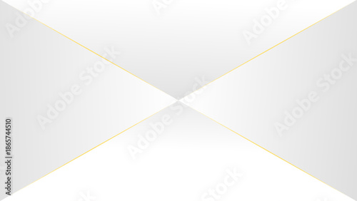 Minimalist Abstract Geometric Background with Golden Lines and Soft Gray Gradient - Modern Elegant Design