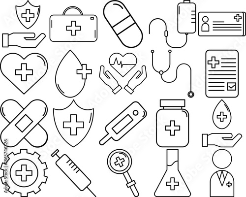 Flat Medical Illustration