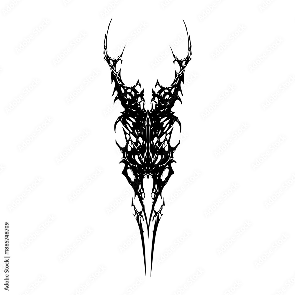 Fototapeta premium Neotribal Tattoo Design Vector