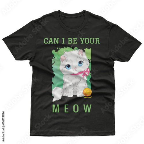 Cat t shirt design