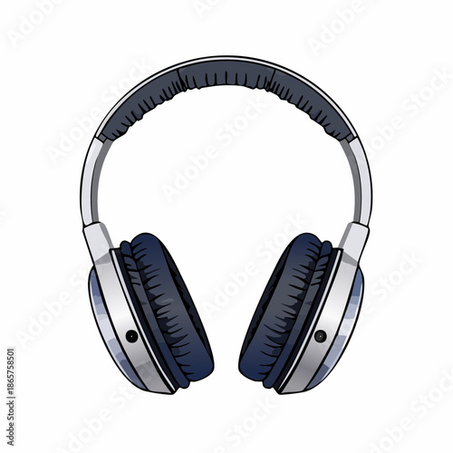 headphones isolated on white background
