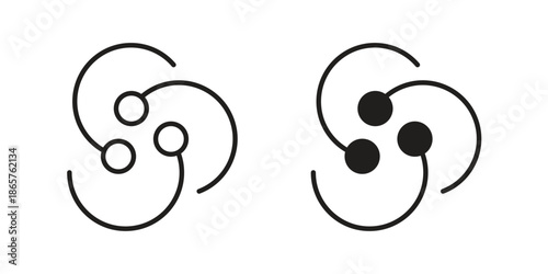 React icons Black vector illustration for social media, app, and web