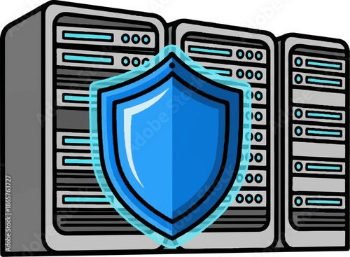 Digital shield protecting servers