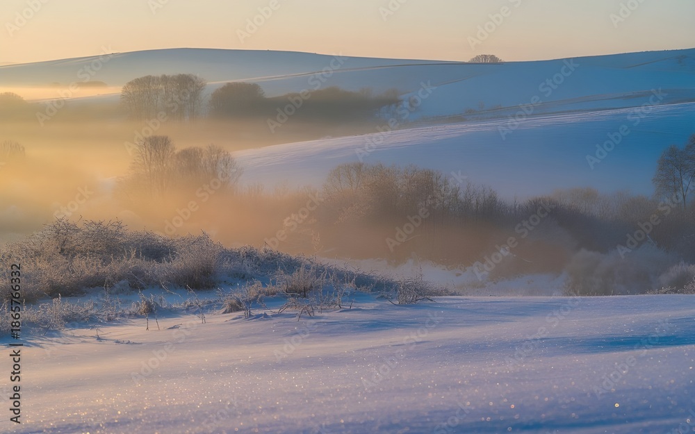 Obraz premium sunrise in the mountains