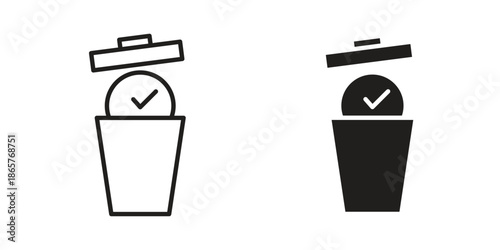 Time waste icons Black vector illustration for social media, app, and web