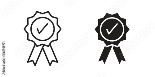 Warranty icons Black vector illustration for social media, app, and web