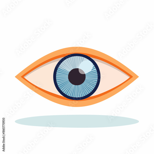 human eye vector illustration