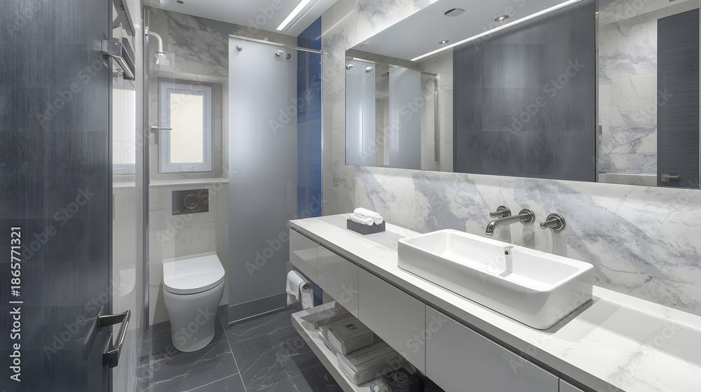 custom made wallpaper toronto digitalmodern bathroom with white tiles