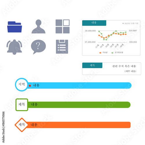 아이콘(인포그래픽+사람+문서+그래프+요약)