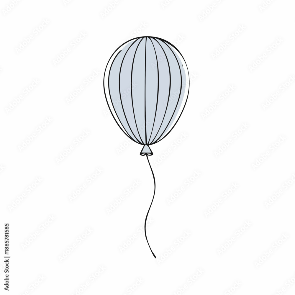 Obraz premium balloon isolated on white background