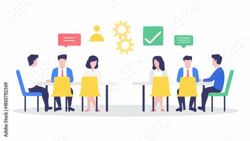 Stylized waterfall illustration with swirling blue elements and foliage in a dark blue environment