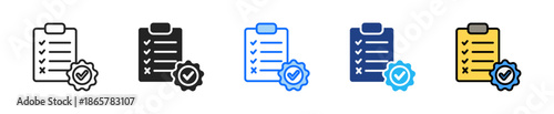Ownership Verification Icon Set Multiple Style Collection
