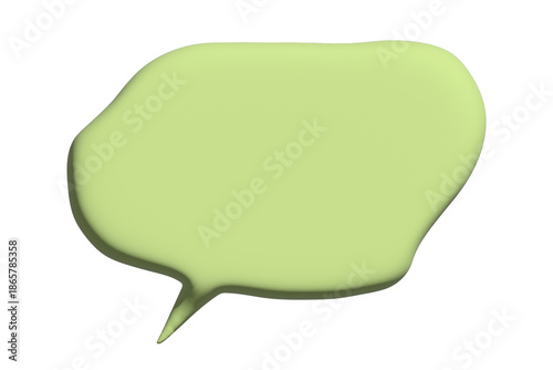 3d speech bubble Blank empty message box Textbox frame for banners, price tags, stickers, design