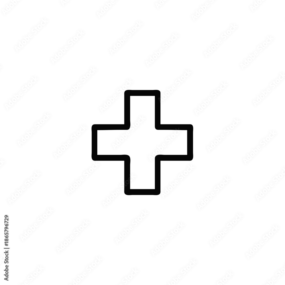 Obraz premium Medical Plus Line Icon