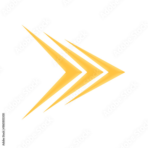 Abstract Arrow Pointing Right
