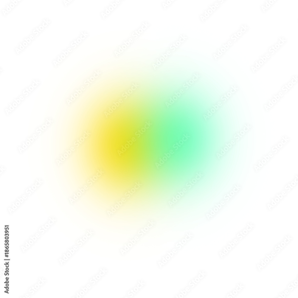 Fototapeta premium Colorful gradient blur effect on transparent background