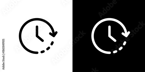 更新・同期の時計アイコン