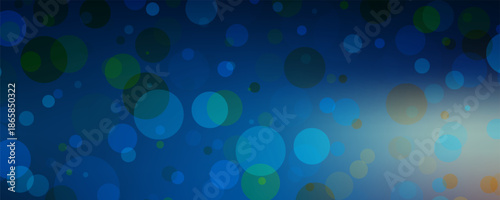 Canvas Print Falling confetti on blue background, abstract background with dark blue and gold particle