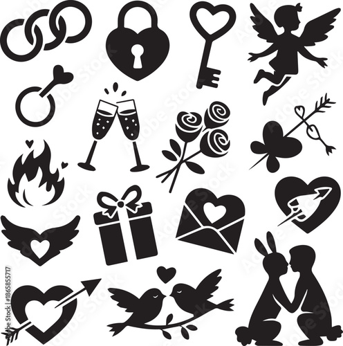 Romantic Silhouettes Collection for Valentines Day