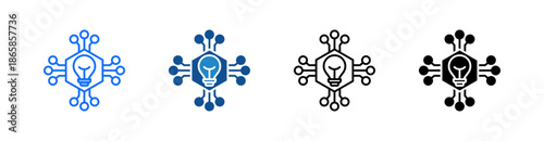 Disruptive Technology Multiple Style Icon Set 