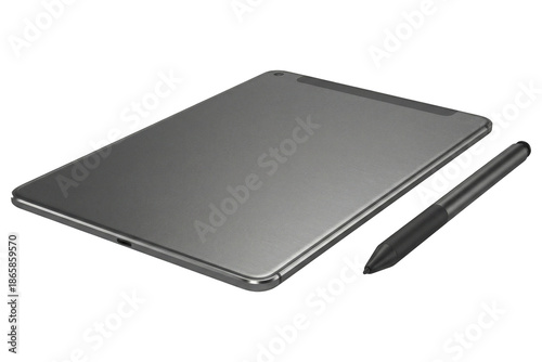 black notebook on white background