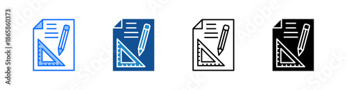 Design Multiple Style Icon Set 