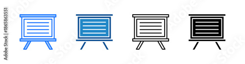 Board Multiple Style Icon Set 