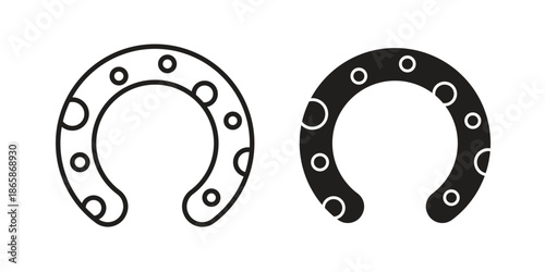 Baby orthopedic pillow icons set designed in filled, outline, line and stroke style