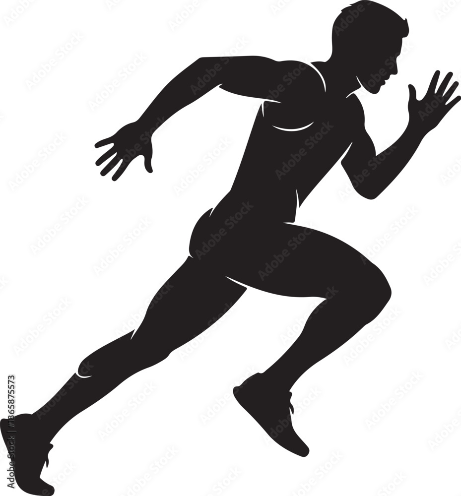 Naklejka premium Cycling Sport Silhouette Bundle